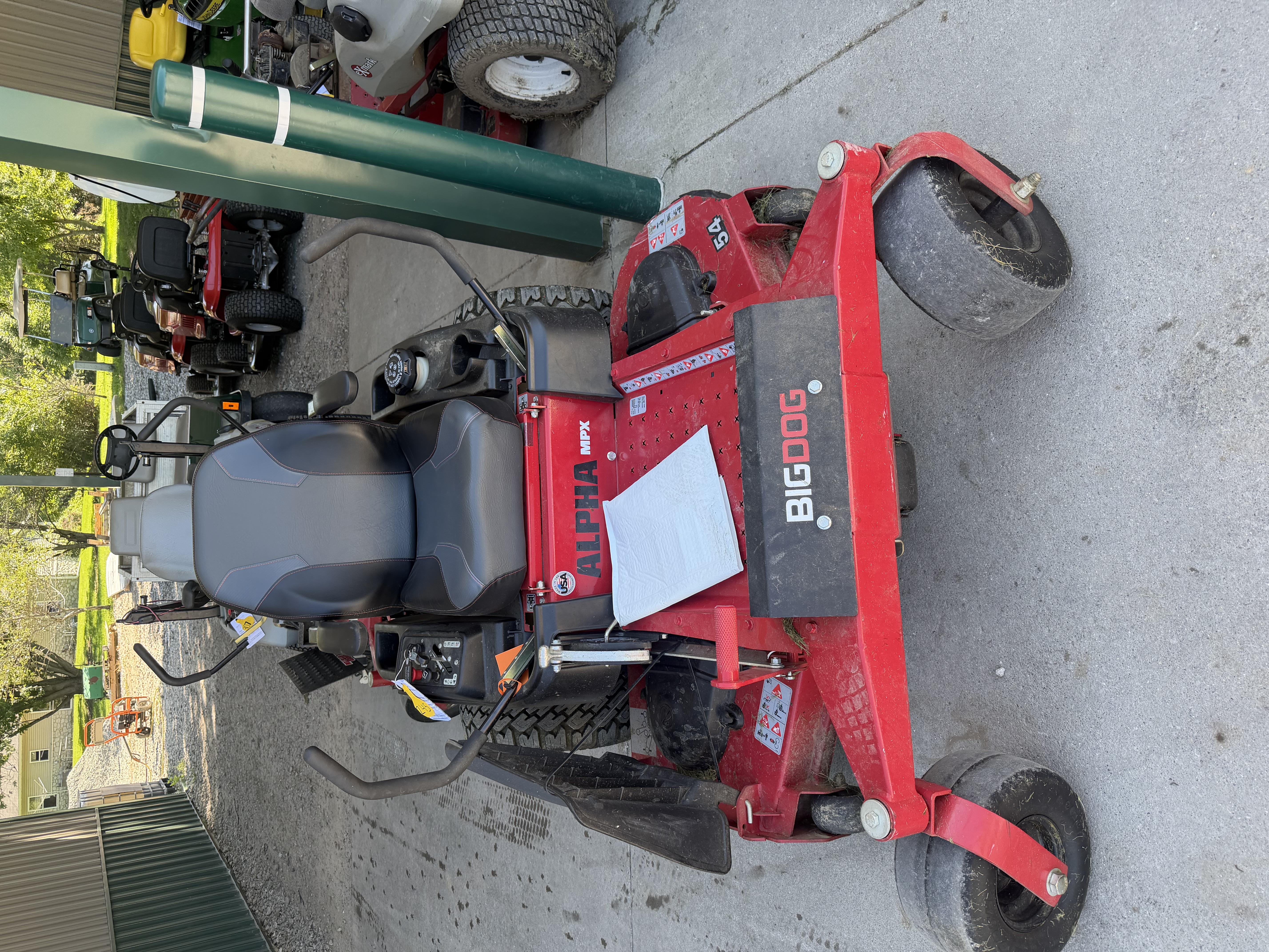2021 BigDog Alpha MPX Lawn Mower